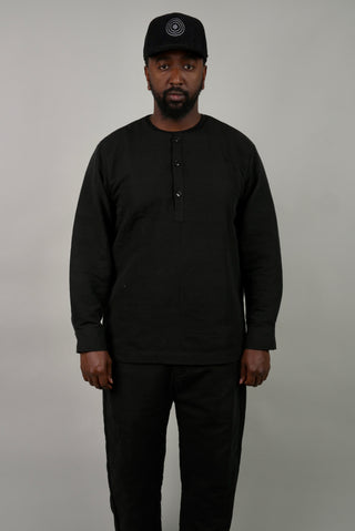 Black Fugu Long Sleeve Shirt