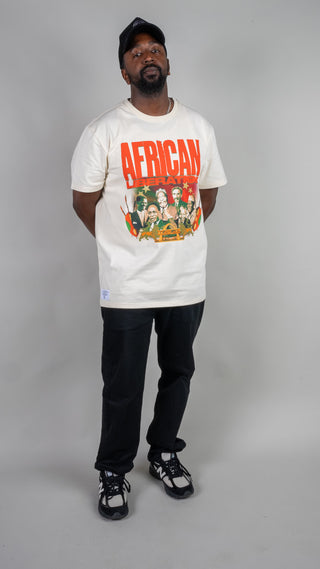 African Independence Tour T Shirt White