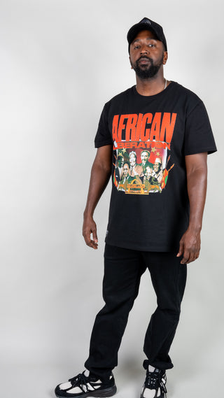 African Independence Tour T Shirt Black