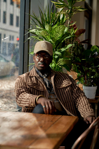 Brown/Tan Woven Overshirt