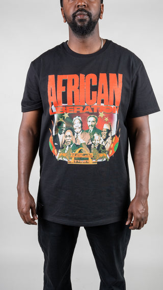 African Independence Tour T Shirt Black