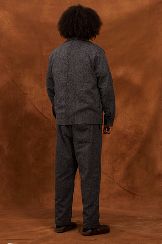 Black/Grey Marble Fugu Overshirt