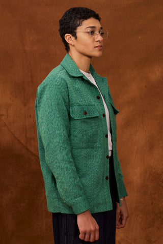 Green Marble Fugu Overshirt