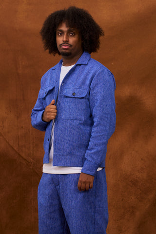 Blue Marble Fugu Overshirt