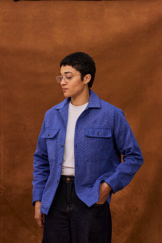 Blue Marble Fugu Overshirt