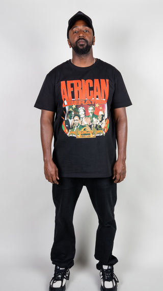 African Independence Tour T Shirt Black