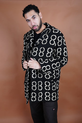 Bogolan Black Circles Trench