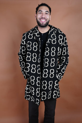 Bogolan Black Circles Trench