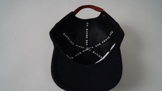 Wool Lower Case A StrapBack Hat (Dark Blue)