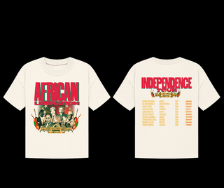 African Independence Tour T Shirt White