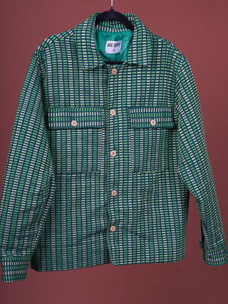 Green Woven Overshirt