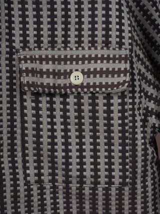 Brown/Tan Woven Overshirt