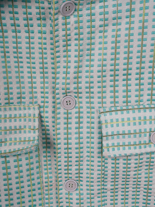 Teal Woven Overshirt