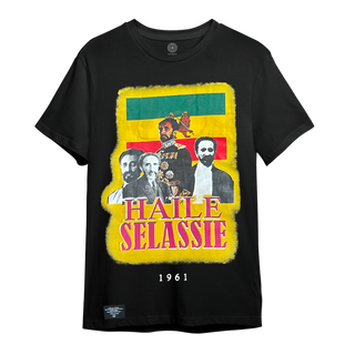 Haile Selassie Screen Print T Shirt