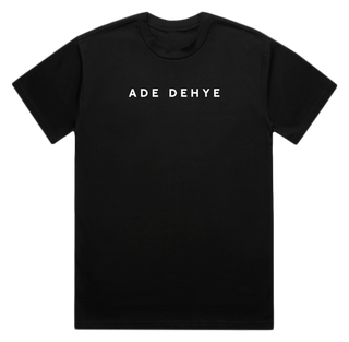 Black Ade Dehye Embroidered T-Shirt