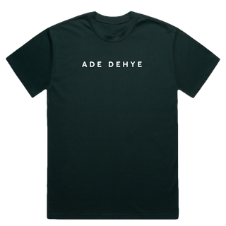 Pine Green Ade Dehye Embroidered T-Shirt