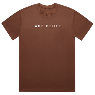 Orange Clay Ade Dehye Embroidered T-Shirt